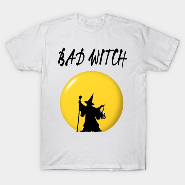 Happy halloween bad witch T-Shirt by TshirtMA